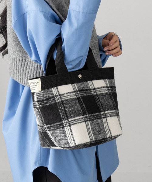 A by MAGASIN DE MODE(エーバイマガジンデモード)の「【A By MAGASIN DE MODE】e.e.p.ミニョントート SNBD※(トートバッグ・レディース・モカ/その他1/その他2/その他3/ブラック/カーキ/グレー/その他4・FREE)」の1枚目の写真
