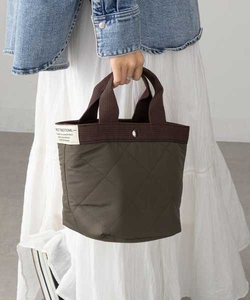 A by MAGASIN DE MODE(エーバイマガジンデモード)の「【A By MAGASIN DE MODE】e.e.p.ミニョントート SNBD※(トートバッグ・レディース・モカ/その他1/その他2/その他3/ブラック/カーキ/グレー/その他4・FREE)」の5枚目の写真