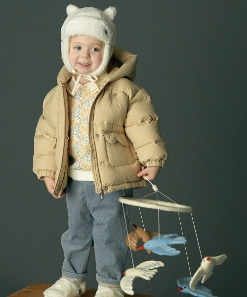 moimoln（モイモルン）の「ルミウィンター帽子（ハット・キッズ・オフホワイト・50cm/52cm）」の2枚目の写真