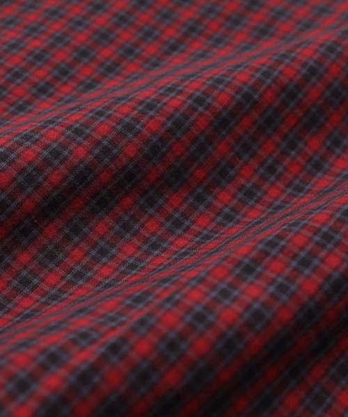 MASONPRINCE（メイソンプリンス）の「オーバーサイズ フェイクタイ チェック柄シャツ CS2181【MASONPRINCE】【2025AW】（シャツ/ブラウス・メンズ・レッド系その他/グリーン系その他・L/M/S）」の19枚目の写真