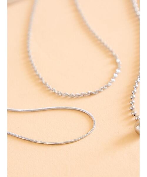 ehka sopo（エヘカソポ）の「スネークチェーンネックレス（ネックレス・レディース・シルバー・F）」の11枚目の写真