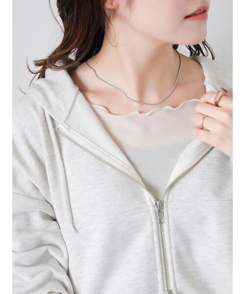 ehka sopo（エヘカソポ）の「スネークチェーンネックレス（ネックレス・レディース・シルバー・F）」の5枚目の写真