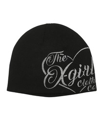 X-girl | HEART SCRIPT LOGO BEANIE(ニットキャップ/ビーニー)