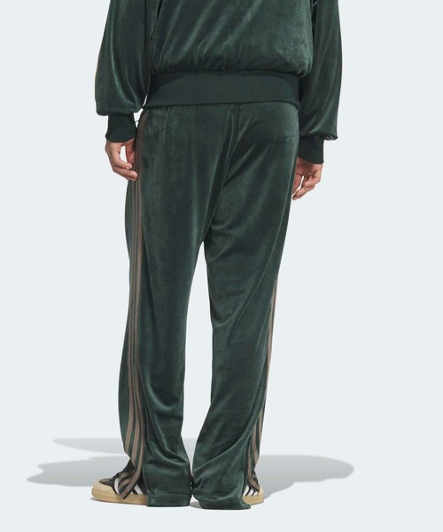 adidas FB TP VELOUR ジャージパンツ ダークグリーン FB TPベロア / ファイヤーバード トラックパンツ ベロア / ジャージ