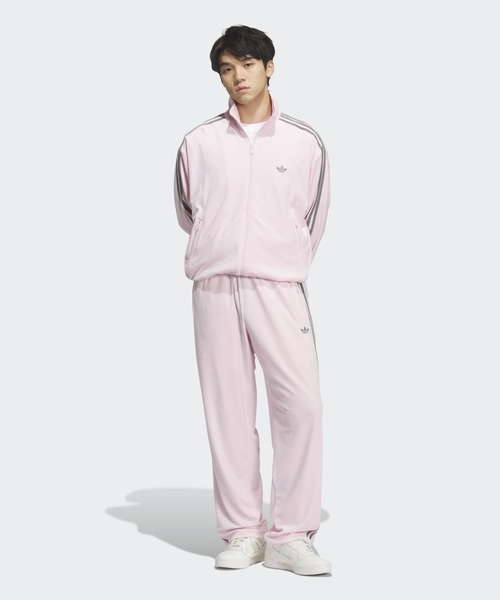 adidas ベルベット トラックパンツ ピンク adidas（アディダス）の