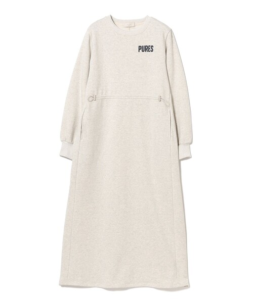 B:MING by BEAMS(ビーミングバイビームス)の「裏毛ロゴ ワンピース (洗濯可)(ワンピース・レディース・ライトグレー/ホワイト系その他5/ブラック系その他4・SMALL/MEDIUM)」の7枚目の写真