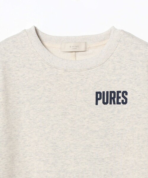 B:MING by BEAMS(ビーミングバイビームス)の「裏毛ロゴ ワンピース (洗濯可)(ワンピース・レディース・ライトグレー/ホワイト系その他5/ブラック系その他4・SMALL/MEDIUM)」の8枚目の写真