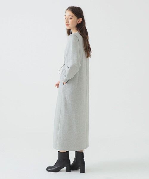 B:MING by BEAMS(ビーミングバイビームス)の「裏毛ロゴ ワンピース (洗濯可)(ワンピース・レディース・ライトグレー/ホワイト系その他5/ブラック系その他4・SMALL/MEDIUM)」の14枚目の写真