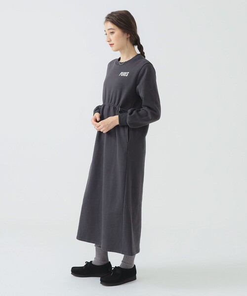 B:MING by BEAMS(ビーミングバイビームス)の「裏毛ロゴ ワンピース (洗濯可)(ワンピース・レディース・ライトグレー/ホワイト系その他5/ブラック系その他4・SMALL/MEDIUM)」の20枚目の写真