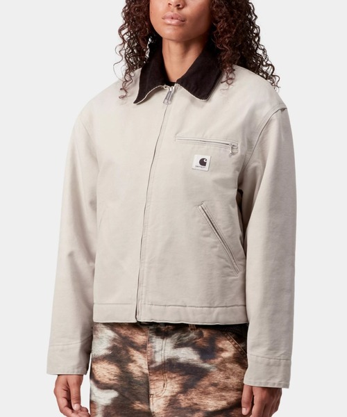 Carhartt WIP（カーハートダブリューアイピー）の「Carhartt WIP/カーハートダブリューアイピー W OG DETROIT JACKET ジャケット I035672（その他アウター・レディース・ライトパープル/ベージュ/ダークネイビー・S/XS/M）」の8枚目の写真