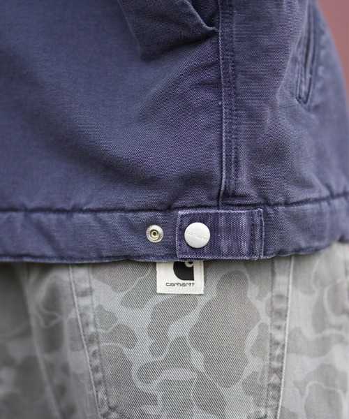 Carhartt WIP（カーハートダブリューアイピー）の「Carhartt WIP/カーハートダブリューアイピー W OG DETROIT JACKET ジャケット I035672（その他アウター・レディース・ライトパープル/ベージュ/ダークネイビー・S/XS/M）」の16枚目の写真