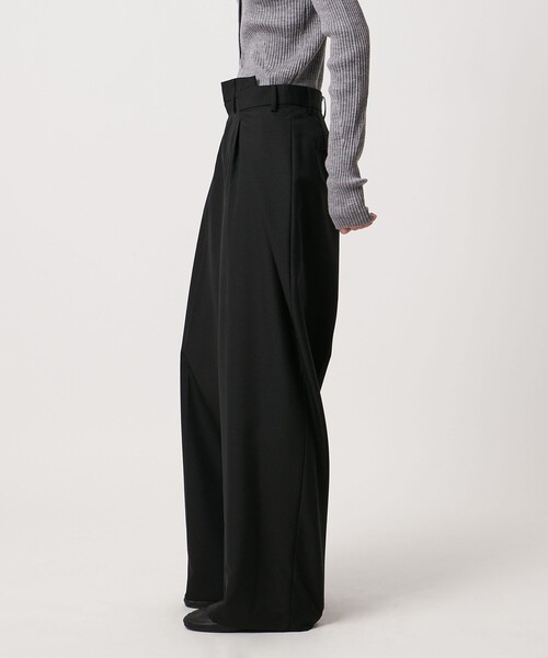 AEWEN MATOPH（イウエン マトフ）の「＜AEWEN MATOPH＞ウールモヘヤ インタックパンツ（その他パンツ・レディース・ベージュ/ブラック・34/36/38）」の8枚目の写真