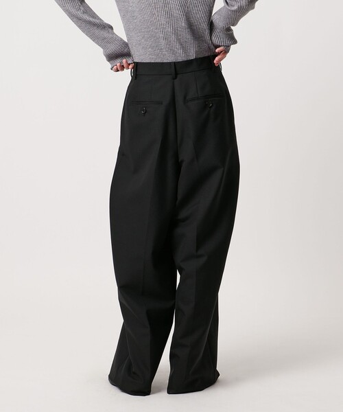 AEWEN MATOPH（イウエン マトフ）の「＜AEWEN MATOPH＞ウールモヘヤ インタックパンツ（その他パンツ・レディース・ベージュ/ブラック・34/36/38）」の10枚目の写真