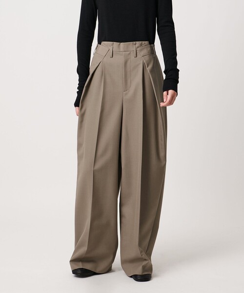 AEWEN MATOPH（イウエン マトフ）の「＜AEWEN MATOPH＞ウールモヘヤ インタックパンツ（その他パンツ・レディース・ベージュ/ブラック・34/36/38）」の13枚目の写真