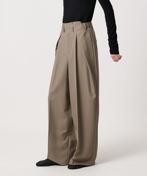 AEWEN MATOPH（イウエン マトフ）の「＜AEWEN MATOPH＞ウールモヘヤ インタックパンツ（その他パンツ・レディース・ベージュ/ブラック・34/36/38）」の15枚目の写真