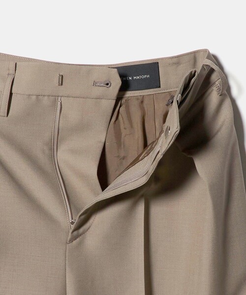 AEWEN MATOPH（イウエン マトフ）の「＜AEWEN MATOPH＞ウールモヘヤ インタックパンツ（その他パンツ・レディース・ベージュ/ブラック・34/36/38）」の21枚目の写真