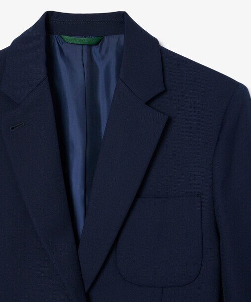 LACOSTE（ラコステ）の「3パッチポケットウールブレザー（テーラードジャケット・レディース・オフホワイト/ネイビー・36/38）」の8枚目の写真