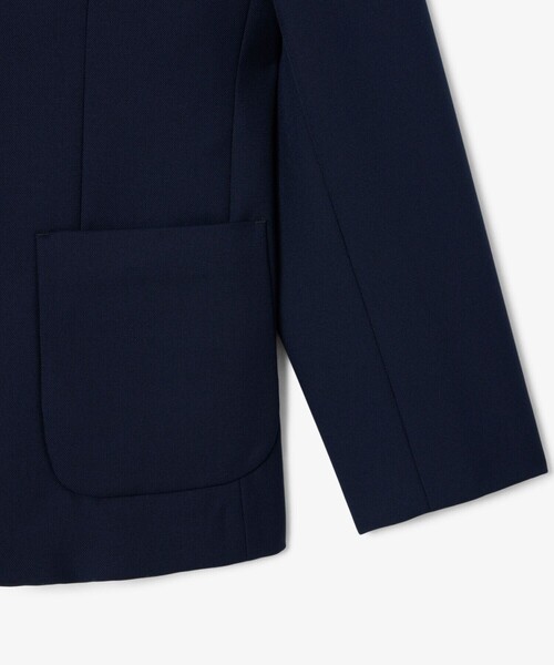 LACOSTE（ラコステ）の「3パッチポケットウールブレザー（テーラードジャケット・レディース・オフホワイト/ネイビー・36/38）」の9枚目の写真
