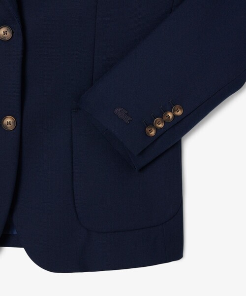 LACOSTE（ラコステ）の「3パッチポケットウールブレザー（テーラードジャケット・レディース・オフホワイト/ネイビー・36/38）」の10枚目の写真