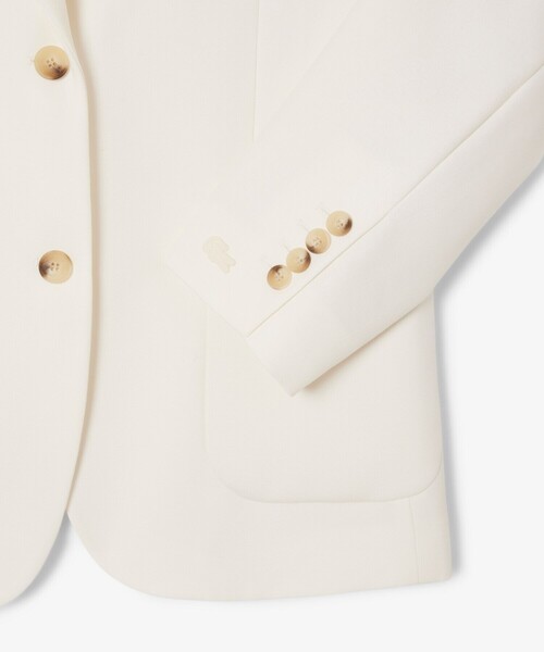 LACOSTE（ラコステ）の「3パッチポケットウールブレザー（テーラードジャケット・レディース・オフホワイト/ネイビー・36/38）」の6枚目の写真