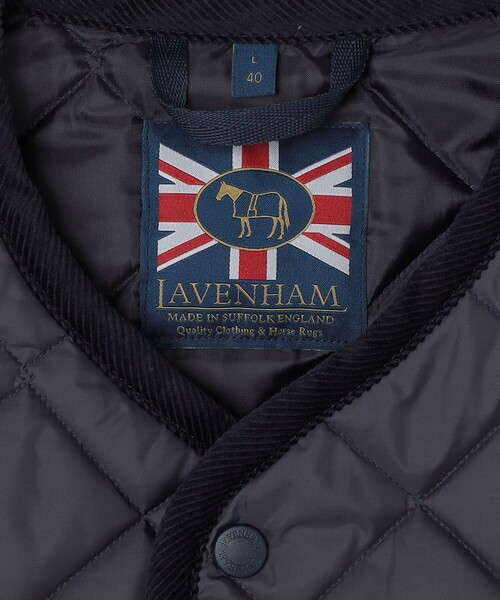 SHIPS(シップス)の「LAVENHAM: THORNHAM ジレ(ベスト・メンズ・ブラック/ネイビー・40/38/36)」の3枚目の写真