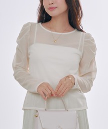 2way layered tops（ツーウェイレイヤードトップス）（Tシャツ