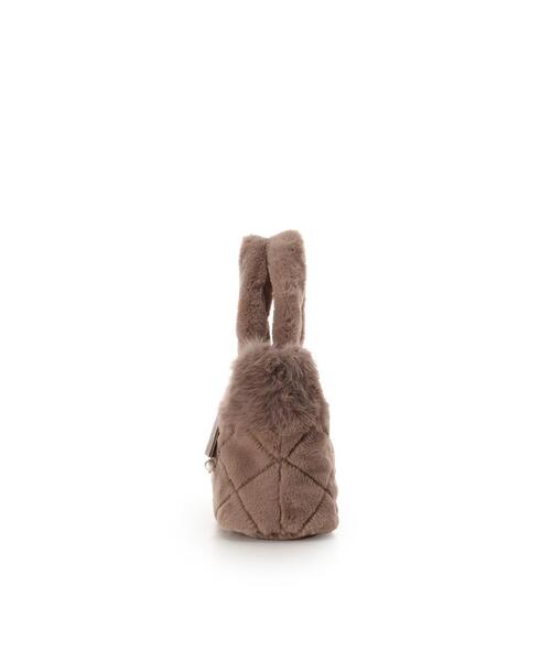 Samantha Thavasa Petit Choice（サマンサタバサ　プチチョイス）の「キルティングファーバッグ（ショルダーバッグ・レディース・ピンク/モカ/オフホワイト・FREE）」の19枚目の写真