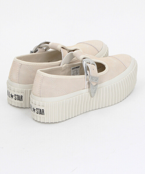 FREAK'S STORE（フリークスストア）の「CONVERSE/コンバース ALL STAR LIFTED RIBTAPE WT OX[23.5cm～24.5cm展開]/オールスターリフテッドリブテープ WT OX（スニーカー・レディース・ブラック/ホワイト・23.5cm/24.5cm）」の6枚目の写真