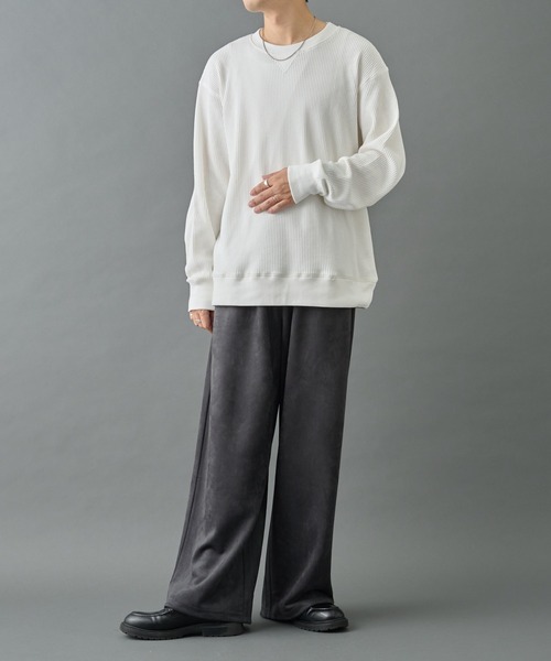 COLONY 2139（コロニートゥーワンスリーナイン）の「ワッフルクルーネック（Tシャツ/カットソー・メンズ・ホワイト/ブラック/チャコールグレー・MEDIUM/LARGE）」の15枚目の写真