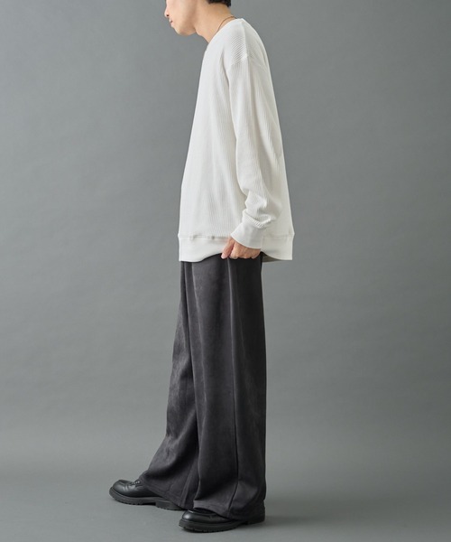 COLONY 2139（コロニートゥーワンスリーナイン）の「ワッフルクルーネック（Tシャツ/カットソー・メンズ・ホワイト/ブラック/チャコールグレー・MEDIUM/LARGE）」の16枚目の写真