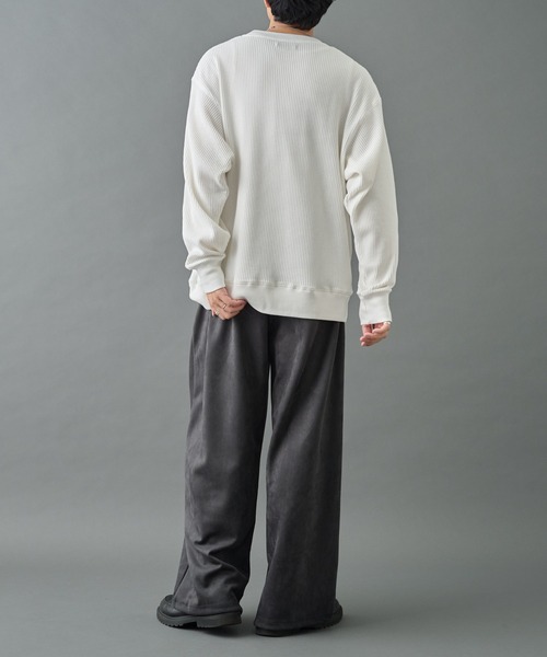 COLONY 2139（コロニートゥーワンスリーナイン）の「ワッフルクルーネック（Tシャツ/カットソー・メンズ・ホワイト/ブラック/チャコールグレー・MEDIUM/LARGE）」の17枚目の写真