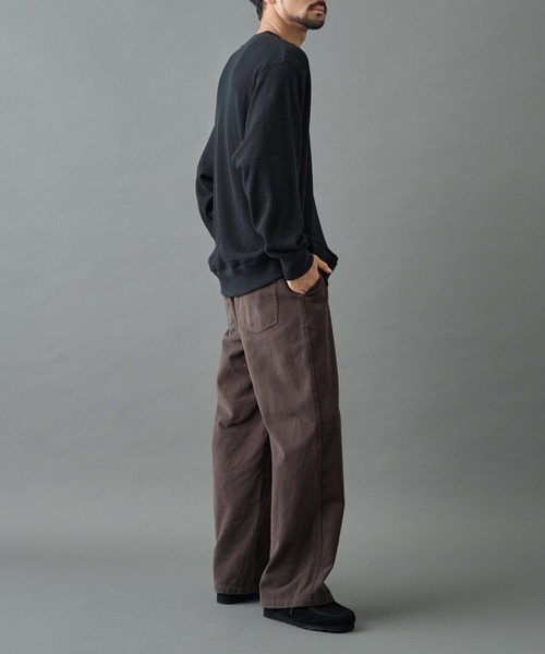 COLONY 2139（コロニートゥーワンスリーナイン）の「ワッフルクルーネック（Tシャツ/カットソー・メンズ・ホワイト/ブラック/チャコールグレー・MEDIUM/LARGE）」の22枚目の写真