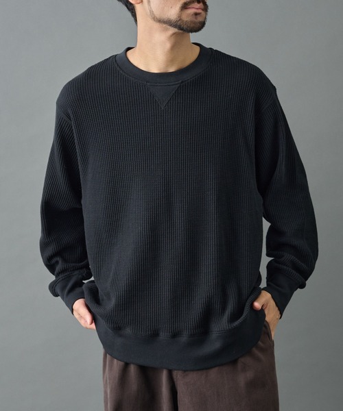 COLONY 2139（コロニートゥーワンスリーナイン）の「ワッフルクルーネック（Tシャツ/カットソー・メンズ・ホワイト/ブラック/チャコールグレー・MEDIUM/LARGE）」の7枚目の写真