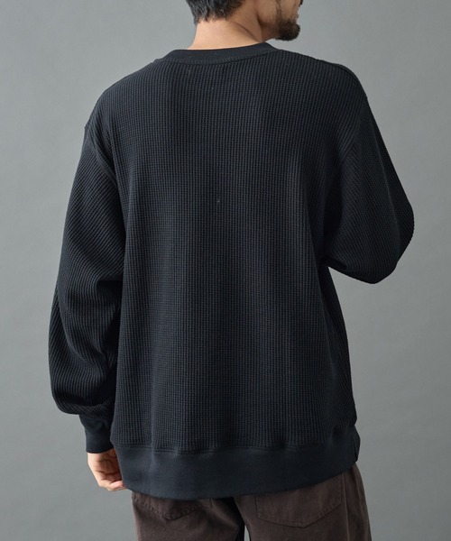 COLONY 2139（コロニートゥーワンスリーナイン）の「ワッフルクルーネック（Tシャツ/カットソー・メンズ・ホワイト/ブラック/チャコールグレー・MEDIUM/LARGE）」の9枚目の写真