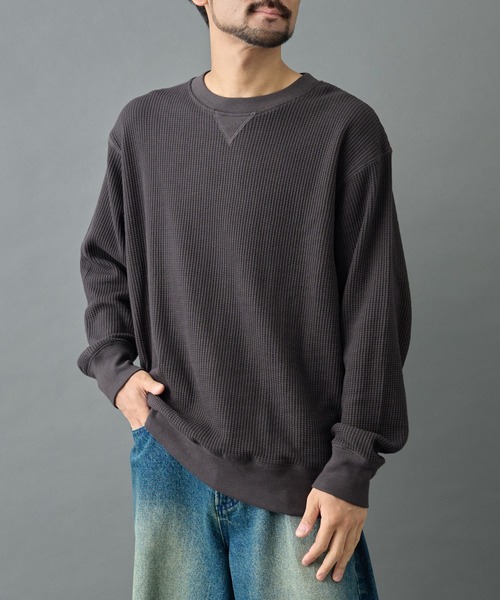 COLONY 2139（コロニートゥーワンスリーナイン）の「ワッフルクルーネック（Tシャツ/カットソー・メンズ・ホワイト/ブラック/チャコールグレー・MEDIUM/LARGE）」の11枚目の写真