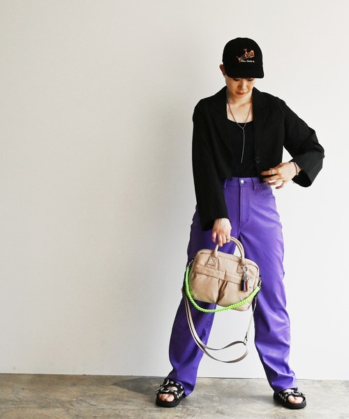 Magine(マージン)の「cheek チーク w pocket 3way boston/ダブルポケット 3way ショルダーバッグ(ショルダーバッグ・レディース・ベージュ/グレー/カーキ/ブラック・FREE)」の3枚目の写真