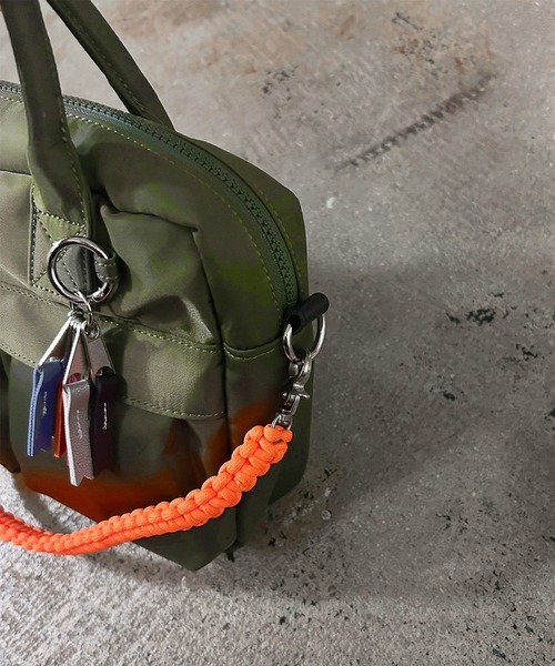 Magine(マージン)の「cheek チーク w pocket 3way boston/ダブルポケット 3way ショルダーバッグ(ショルダーバッグ・レディース・ベージュ/グレー/カーキ/ブラック・FREE)」の20枚目の写真