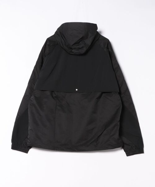 NEW ERA ニューエラ【ゴルフ】 ビルトイン フーディージャケット ブラック NEW ERA GOLF/ニューエラゴルフ ウィンド フーディージャケット