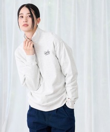 シェア アソート グラフィック ハーフジップスウェット