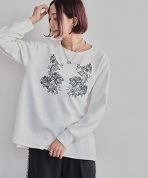 LHELBIE | レースプリントロンT(Tシャツ/カットソー)