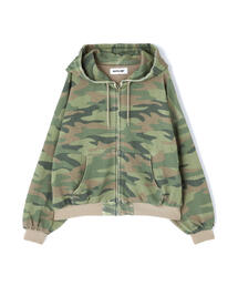 WHITELAND | WHITELAND/ホワイトランド/ZIP UP CAMO HOODIE(パーカー)