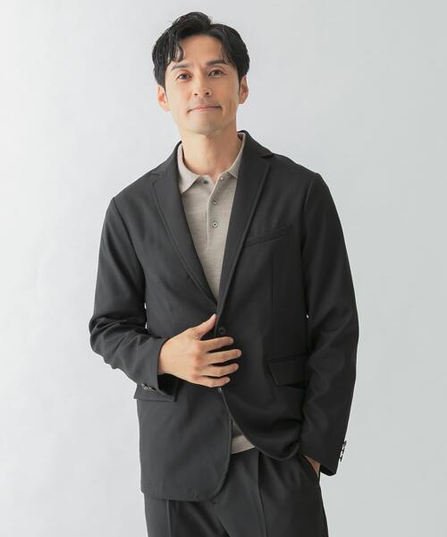 URBAN RESEARCH ROSSO MEN（アーバンリサーチロッソメン）の「『静電気防止 / XLサイズあり』ハイパフォーマンスソフトツイルセットアップ（セットアップ・メンズ・ブラック/ダークブラウン/ネイビー・SMALL/MEDIUM/LARGE/X-LARGE）」の4枚目の写真