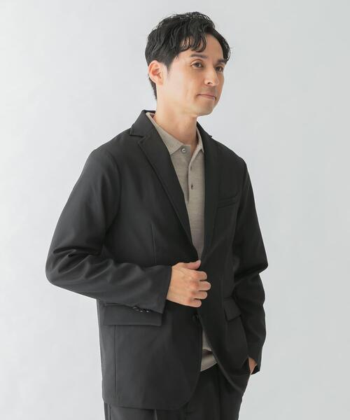 URBAN RESEARCH ROSSO MEN（アーバンリサーチロッソメン）の「『静電気防止 / XLサイズあり』ハイパフォーマンスソフトツイルセットアップ（セットアップ・メンズ・ブラック/ダークブラウン/ネイビー・SMALL/MEDIUM/LARGE/X-LARGE）」の5枚目の写真