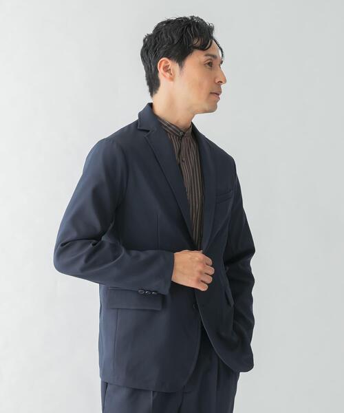 URBAN RESEARCH ROSSO MEN（アーバンリサーチロッソメン）の「『静電気防止 / XLサイズあり』ハイパフォーマンスソフトツイルセットアップ（セットアップ・メンズ・ブラック/ダークブラウン/ネイビー・SMALL/MEDIUM/LARGE/X-LARGE）」の19枚目の写真