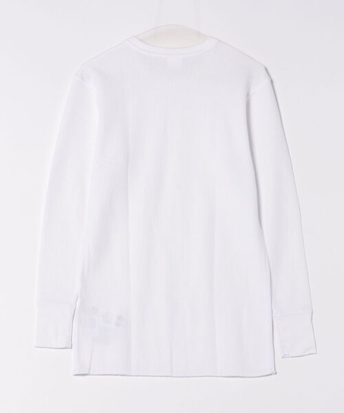 JACKSON MATISSE(ジャクソンマティス)の「【JACKSON MATISSE/ジャクソンマティス】JEMORGAN × JM LONG JOHNS/サーマルロンT(Tシャツ/カットソー・メンズ・ホワイト/ネイビー・MEDIUM)」の3枚目の写真