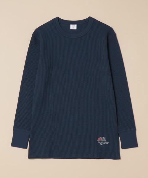 JACKSON MATISSE(ジャクソンマティス)の「【JACKSON MATISSE/ジャクソンマティス】JEMORGAN × JM LONG JOHNS/サーマルロンT(Tシャツ/カットソー・メンズ・ホワイト/ネイビー・MEDIUM)」の2枚目の写真