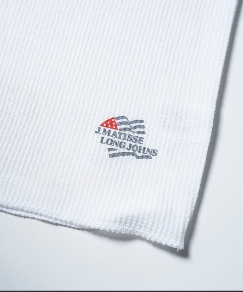 JACKSON MATISSE(ジャクソンマティス)の「【JACKSON MATISSE/ジャクソンマティス】JEMORGAN × JM LONG JOHNS/サーマルロンT(Tシャツ/カットソー・メンズ・ホワイト/ネイビー・MEDIUM)」の7枚目の写真