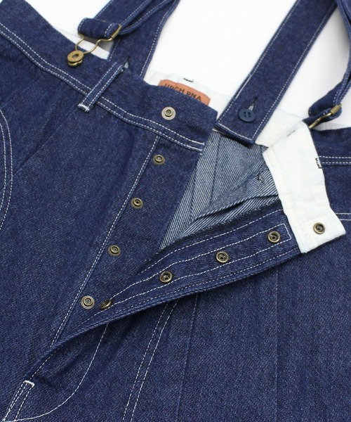 URCH RNA（アーチ アールエヌエー）の「O0747 カルゼデニムのサスペンダーパンツ（サロペット/オーバーオール・レディース・ワンウォッシュ/ブラック・FREE）」の18枚目の写真