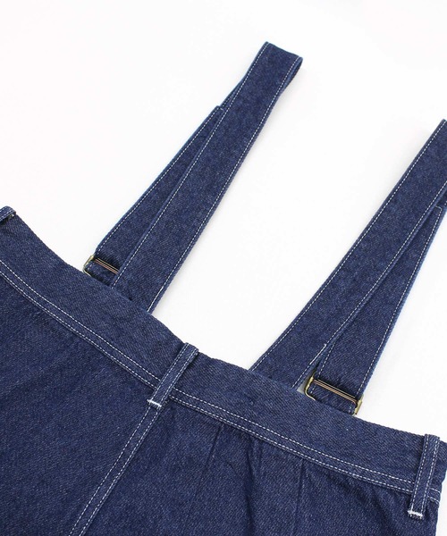 URCH RNA（アーチ アールエヌエー）の「O0747 カルゼデニムのサスペンダーパンツ（サロペット/オーバーオール・レディース・ワンウォッシュ/ブラック・FREE）」の21枚目の写真