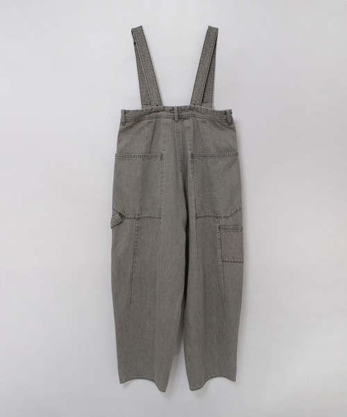 URCH RNA（アーチ アールエヌエー）の「O0747 カルゼデニムのサスペンダーパンツ（サロペット/オーバーオール・レディース・ワンウォッシュ/ブラック・FREE）」の7枚目の写真